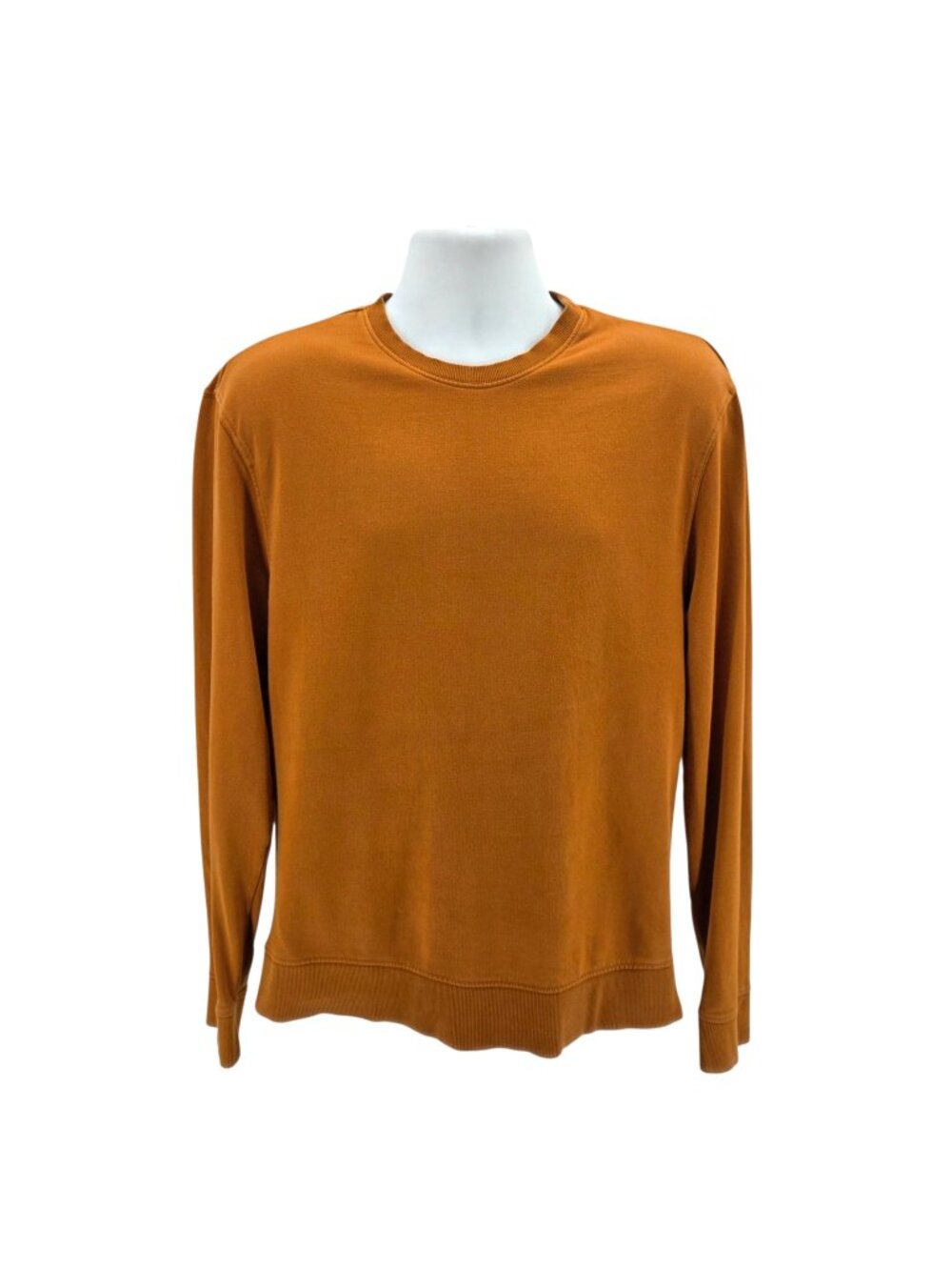 BLDWN Mens Medium Sweatshirt Haring Crewneck Burnt Orange Long Sleeve Pullover